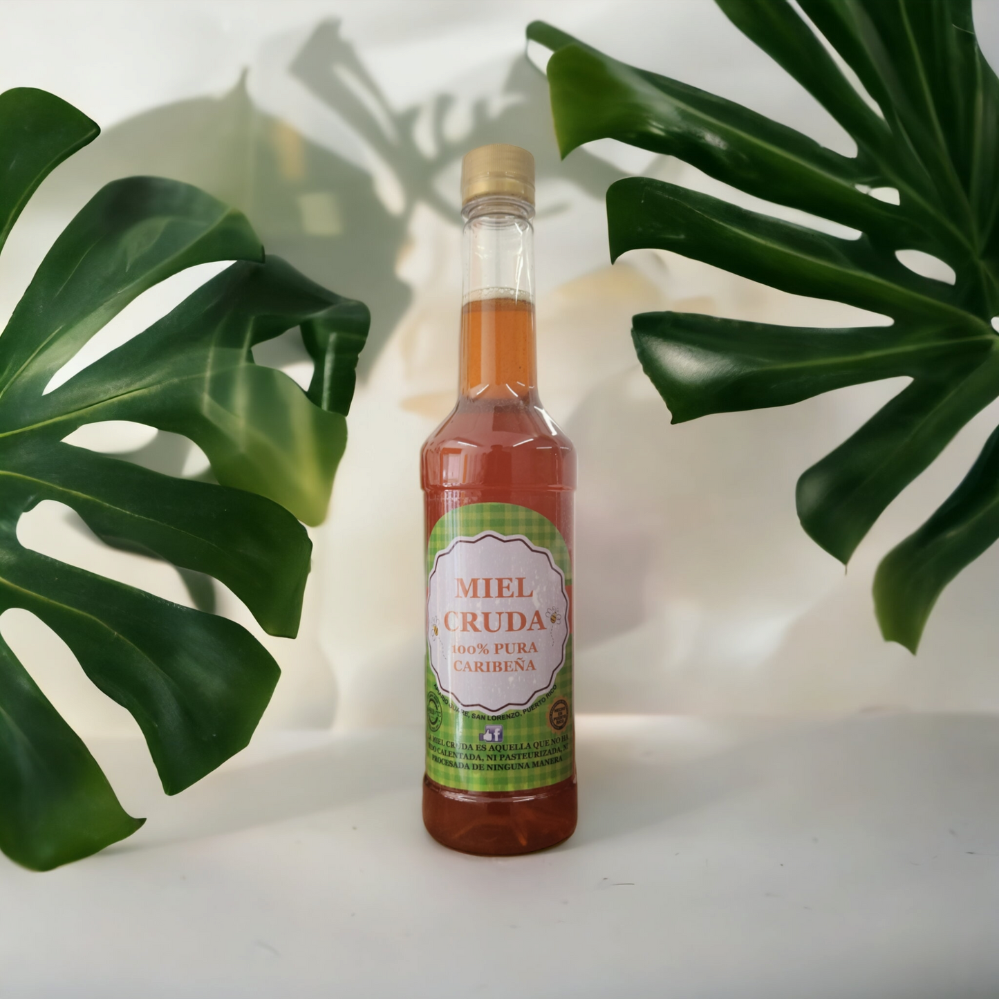 Miel Cruda Caribeña | Litro 750ml (Plastico)