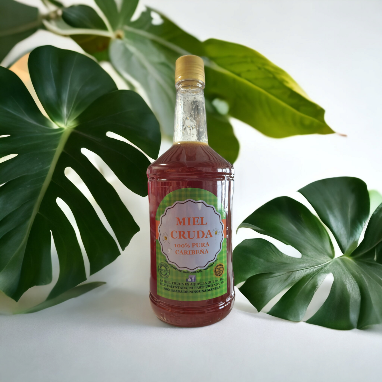 Miel Cruda Caribeña | Envase 1.75 L (Plástico)