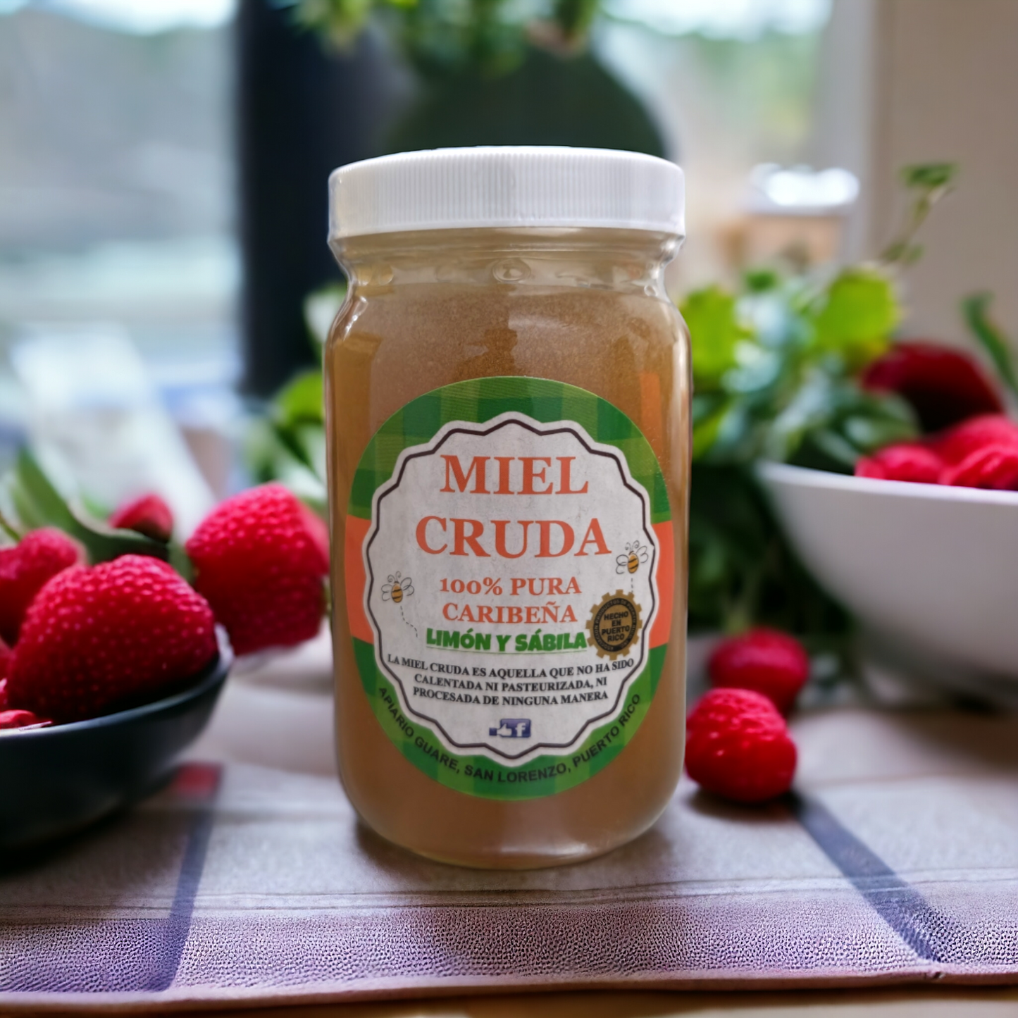 Miel con Limón y Sábila | Envase 8oz