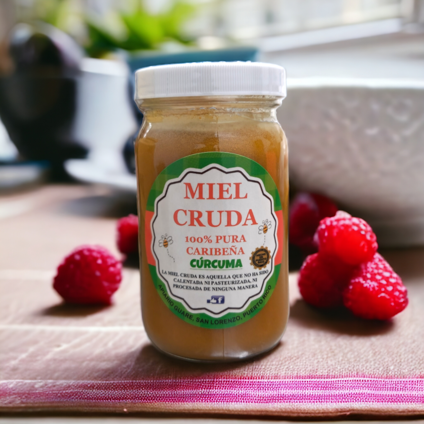 Miel con Cúrcuma | Envase 8oz