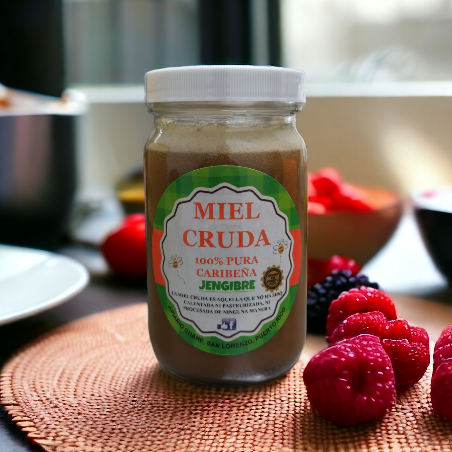 Miel con Jengibre | Envase 8oz