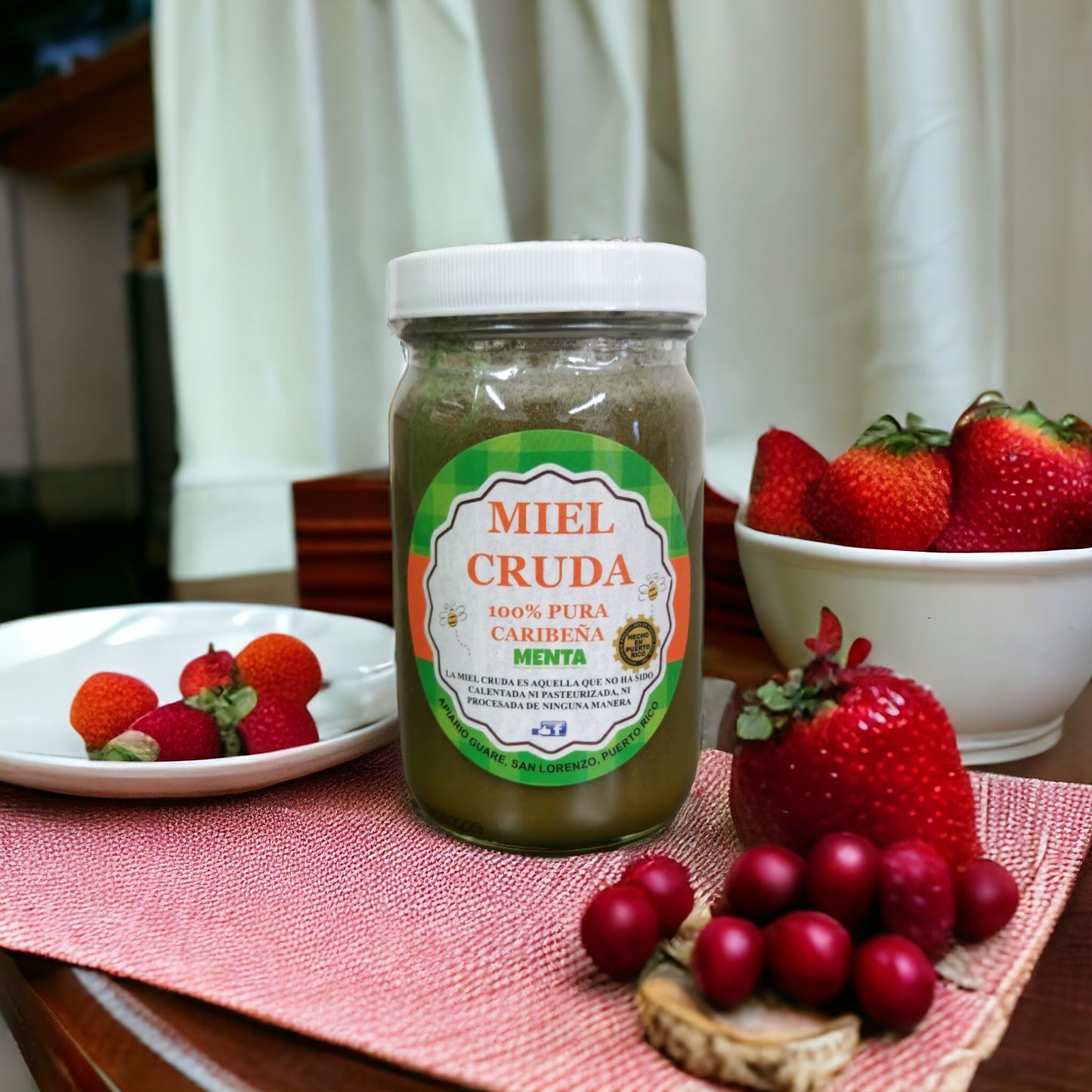 Miel con Menta | Envase 8oz
