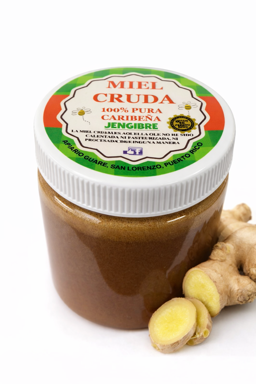 Miel con Jengibre | Envase 12oz