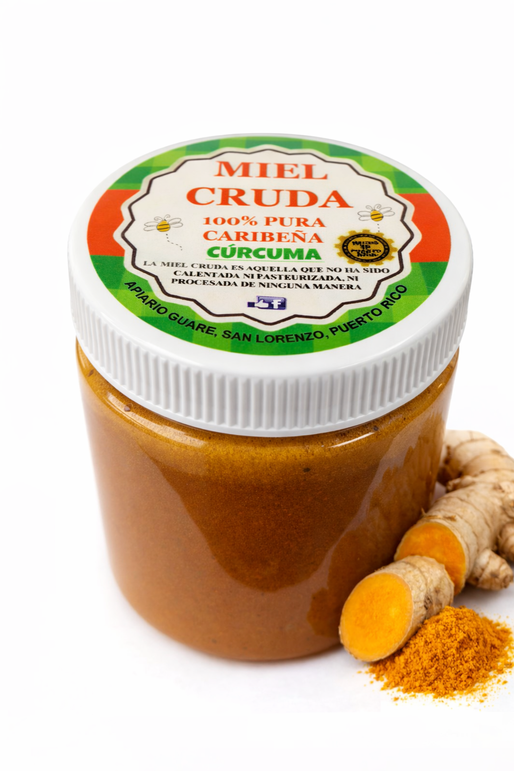 Miel con Cúrcuma | Envase 12oz