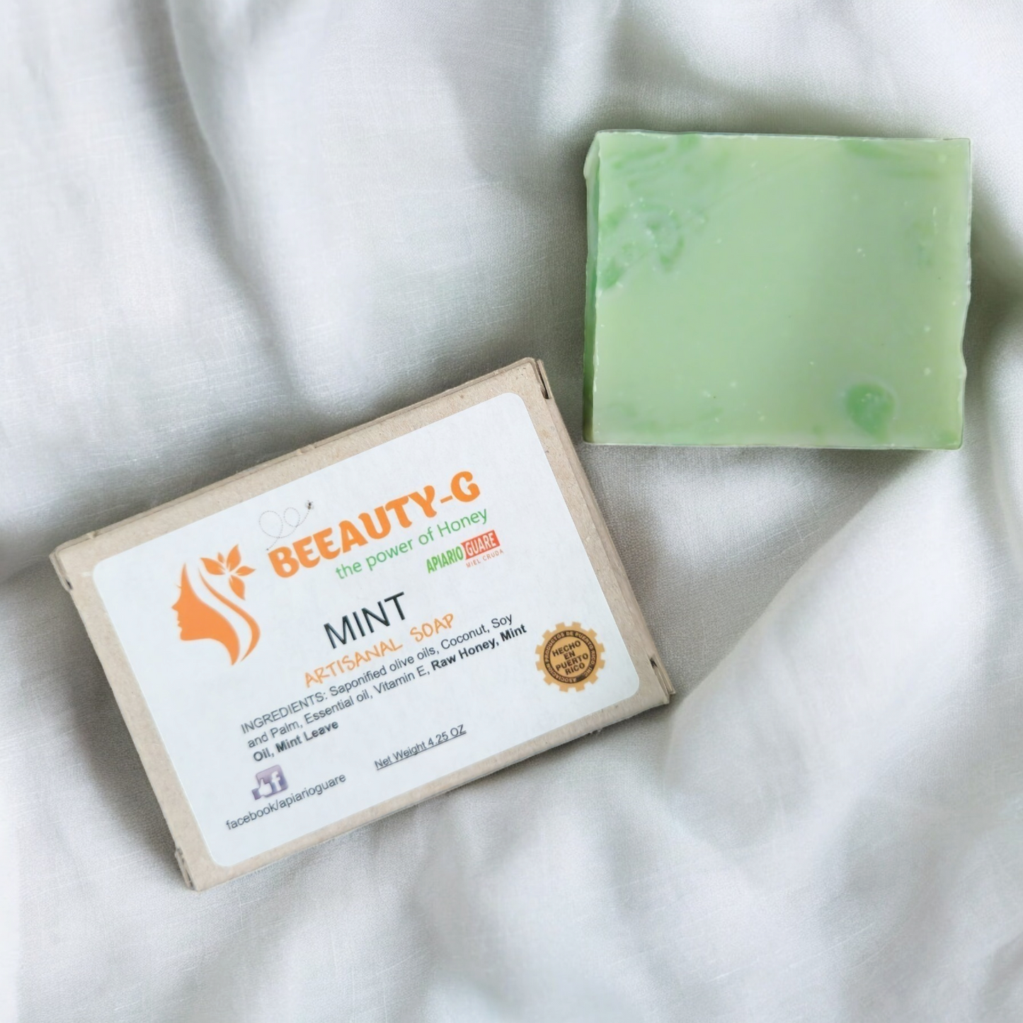 Soap with Honey and Mint | 4.25oz