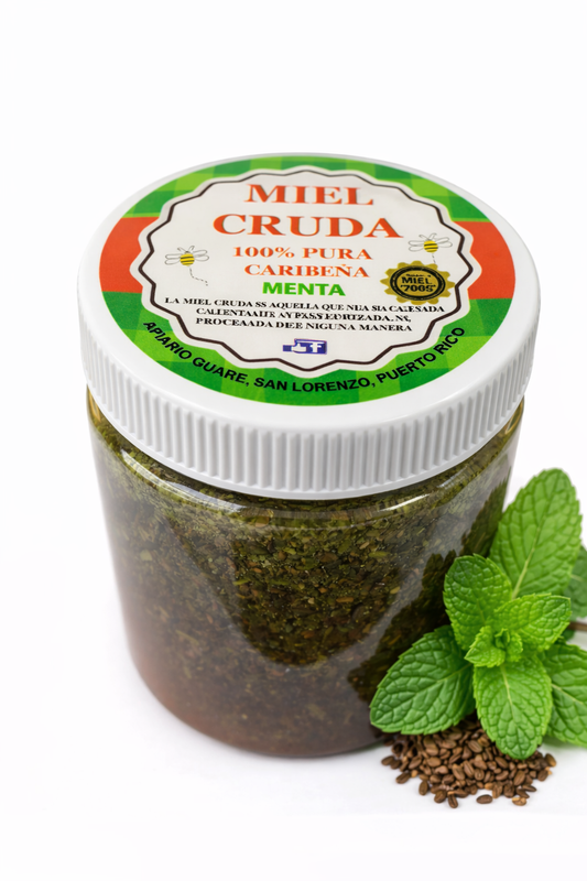 Miel con Menta | Envase 12oz